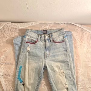 Hand painted BDG Jeans